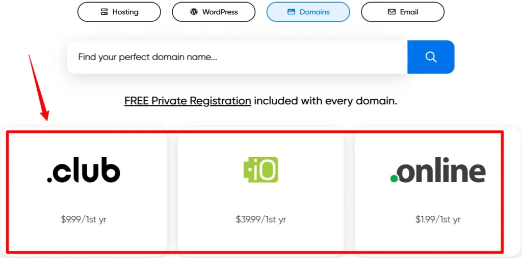 Select Your Domain in DreamHost