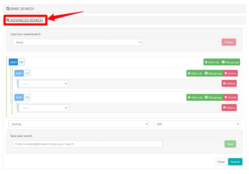 Anstrex Advanced Search