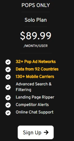 Anstrex Pops Solo Plan