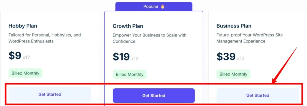 Choose FlyWP Plans to get Discount