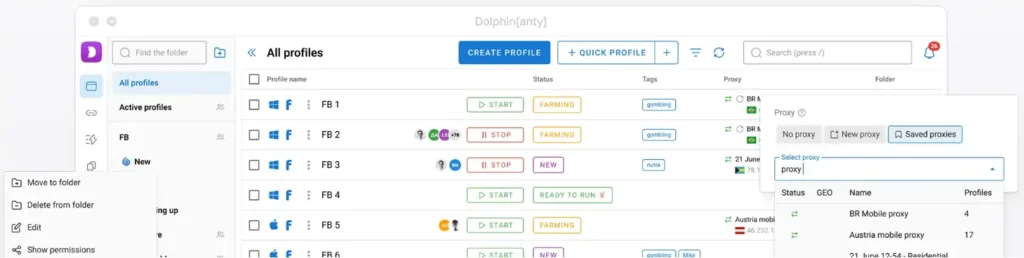 Dolphin Anty Profile Synchronizer