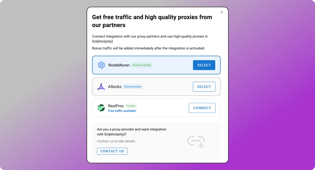 Dolphin Anty Proxy and VPN Integration