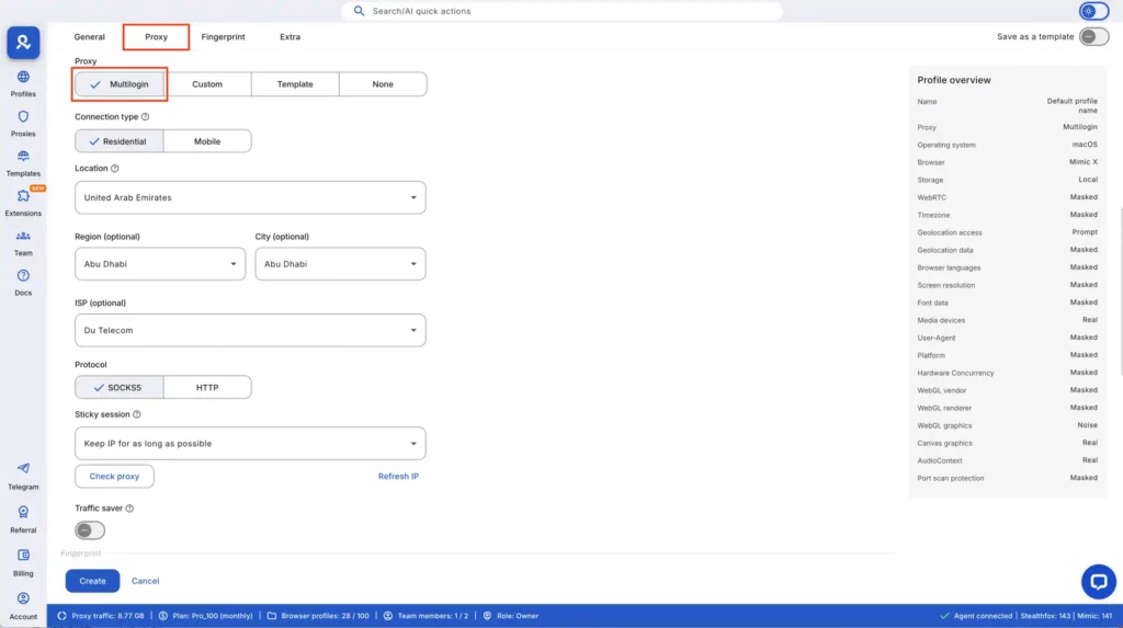 Multilogin Proxy Services