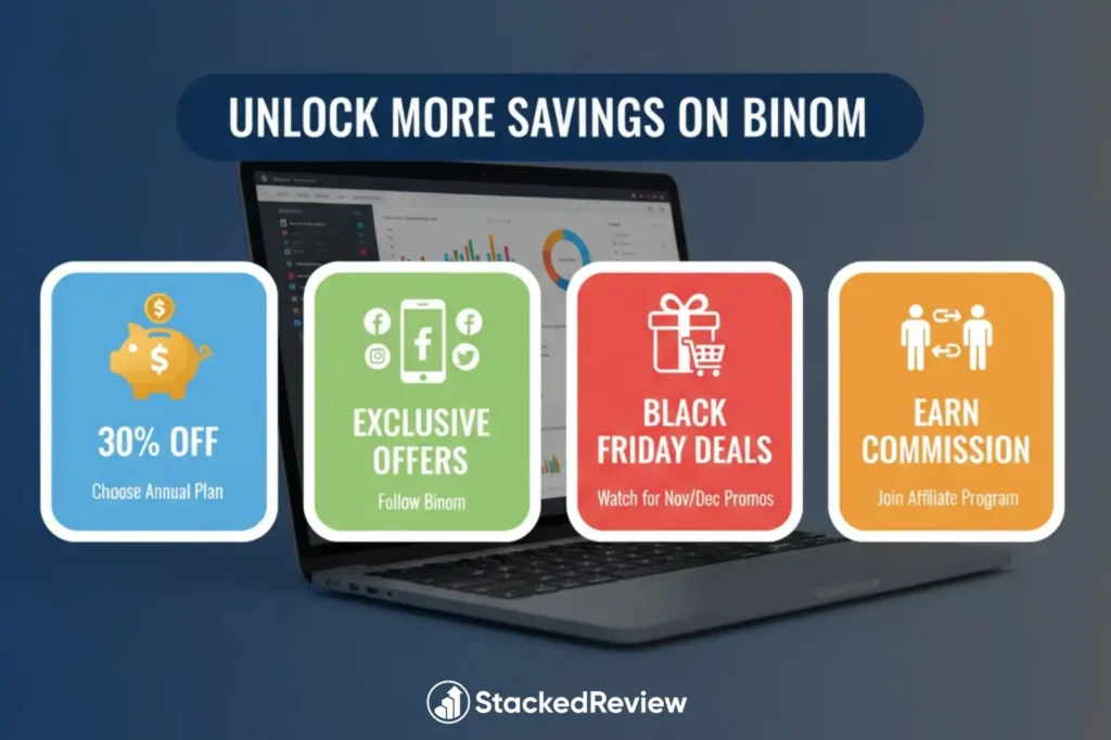 Binom Money Saving Tips