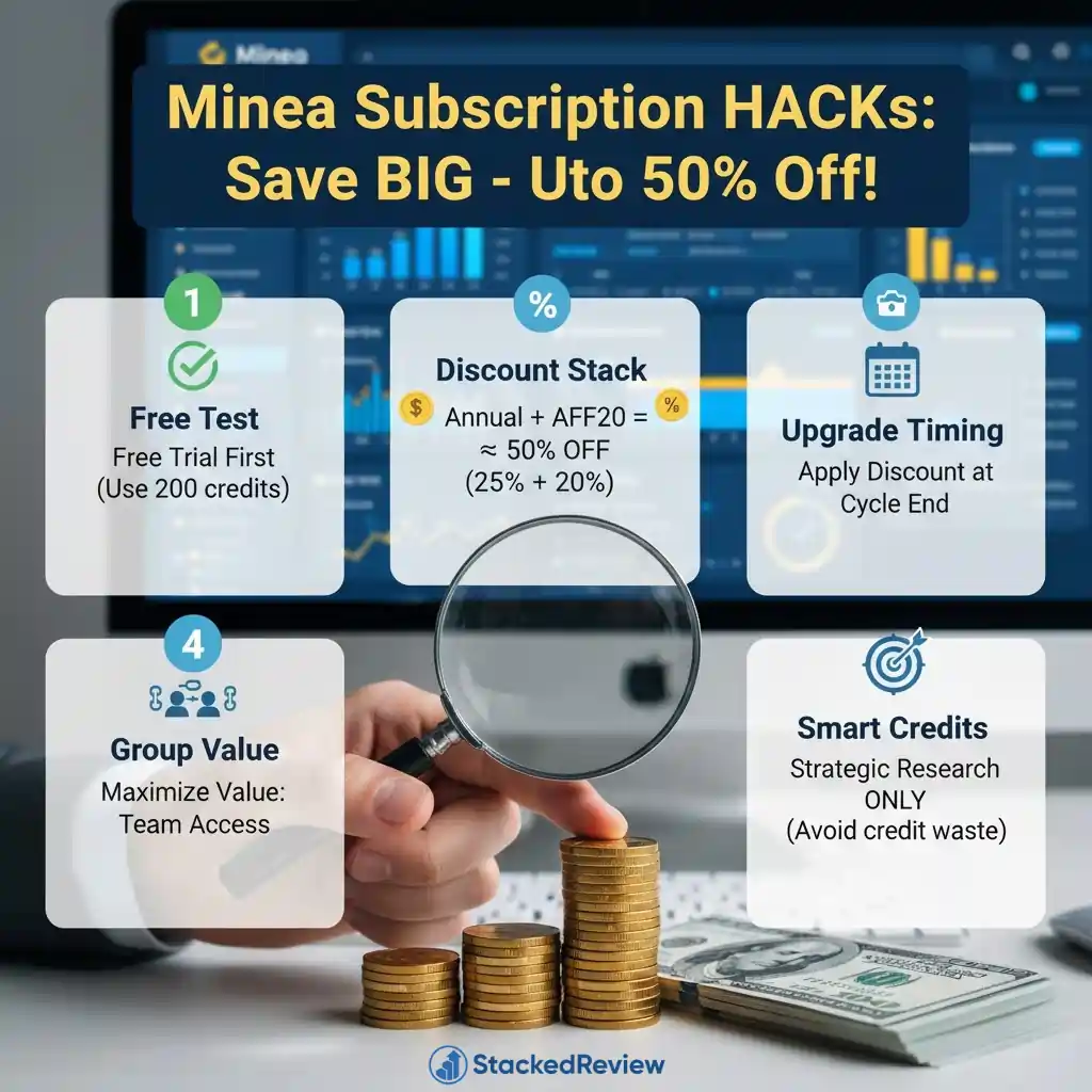 Save on Minea Subscription