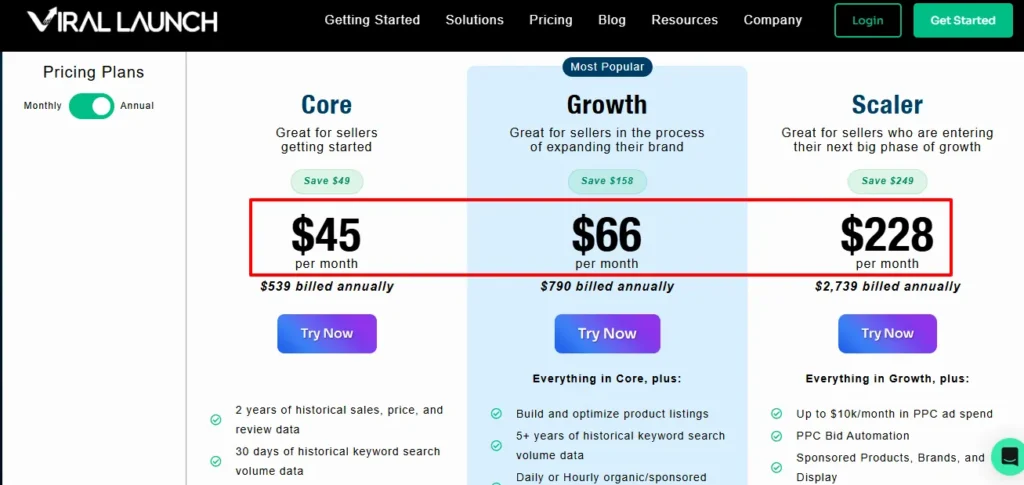 Select Viral Launch Pricing Plan