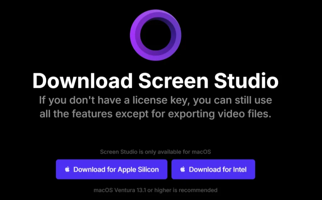 Screen Studio Free Download