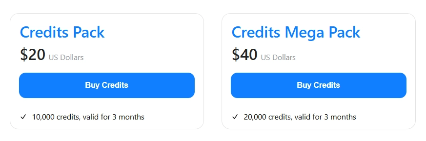 Genspark Credits Packs