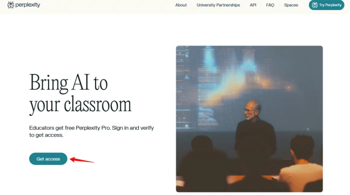 Get Access of Perplexity Education Pro 