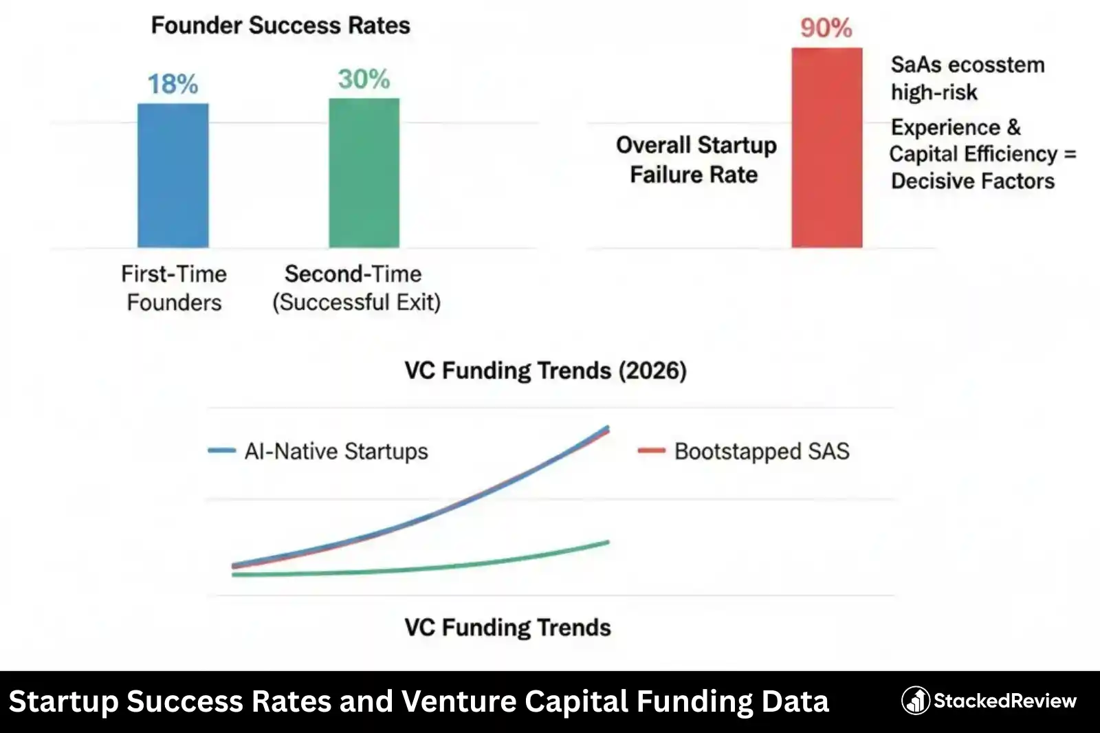 Startup Success Rates and Venture Capital Funding Data