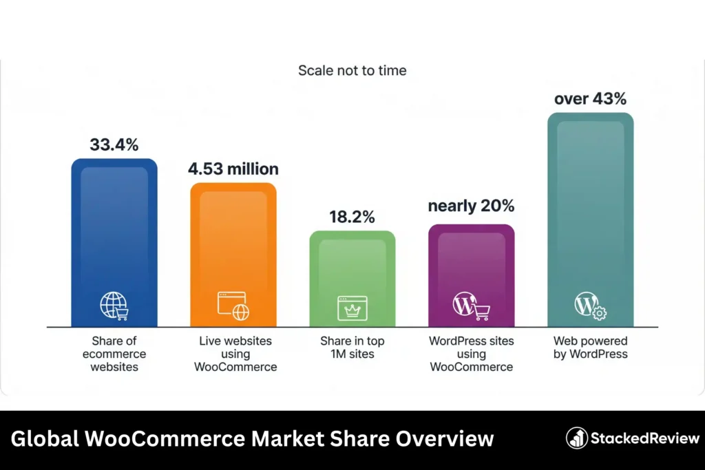 Global WooCommerce Market Share Overview
