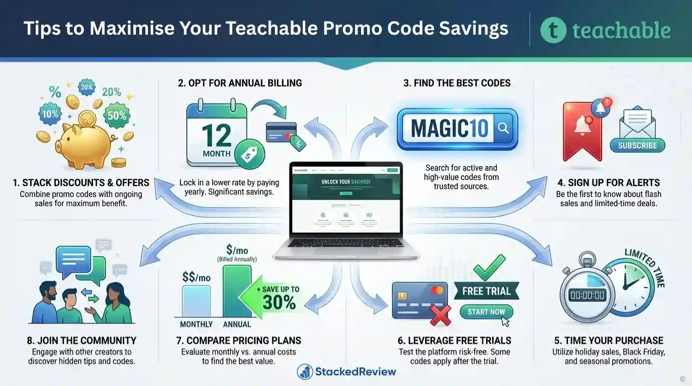 Smart Tips to Maximise Your Teachable Promo Code Savings