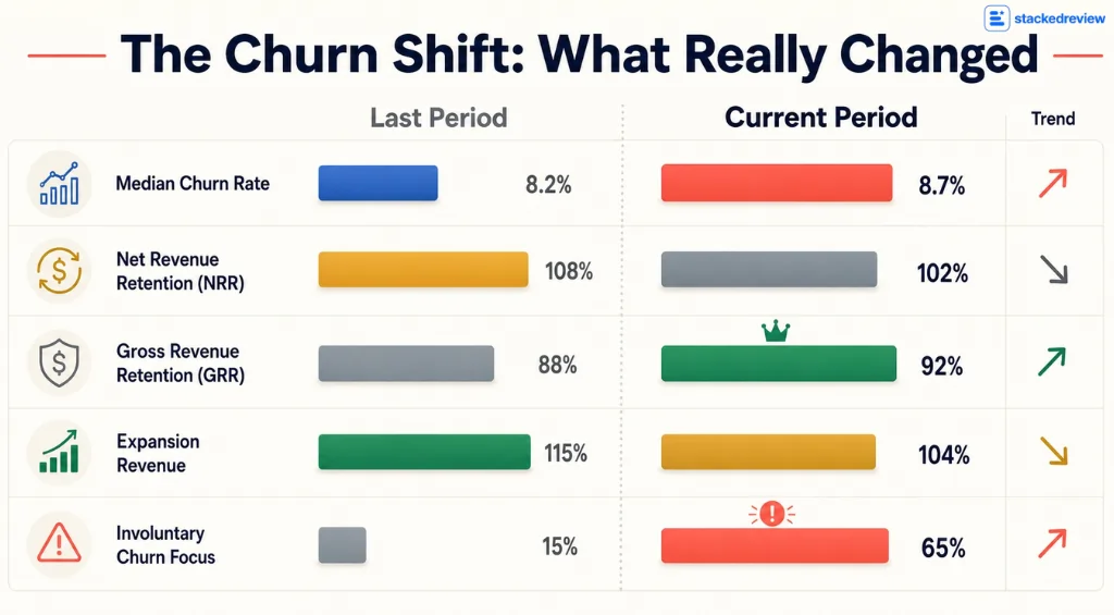 SaaS Churn Rate Statistics 2026 Benchmarks By Customer Segment 7 SaaS customer churn trends comparison