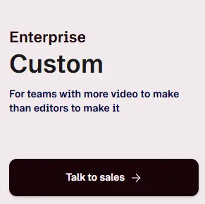 Descript Pricing 2026: Plans, Costs and AI Credit Limits 6 Descript Enterprise Plan
