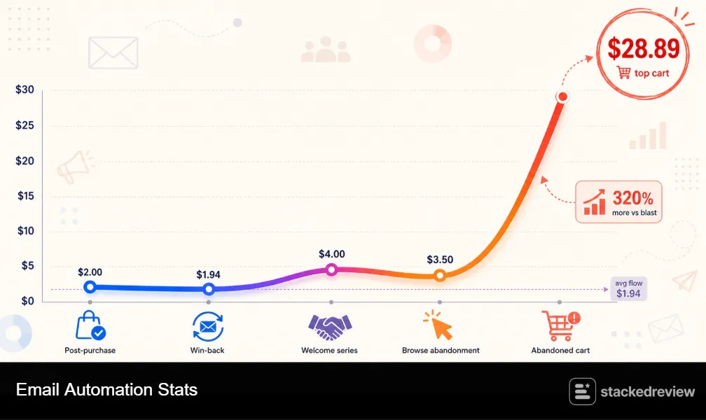 Email Marketing Statistics 2026: Key Benchmarks and Trends 5 Email Automation Stats