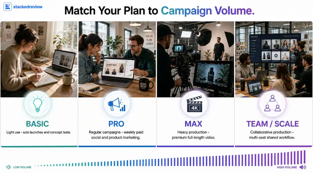 Higgsfield AI Pricing 2026: Full Plans and Credit Breakdown 10 Higgsfield pricing based on campaign volume needs