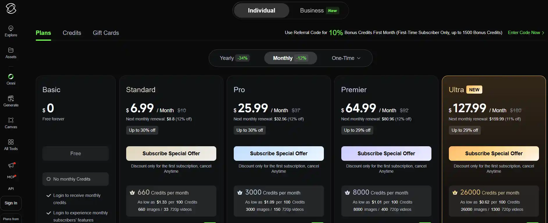 Kling AI Pricing 2026: Cheapest Plan Starts at Just $6.99 1 Kling AI Pricing Plans