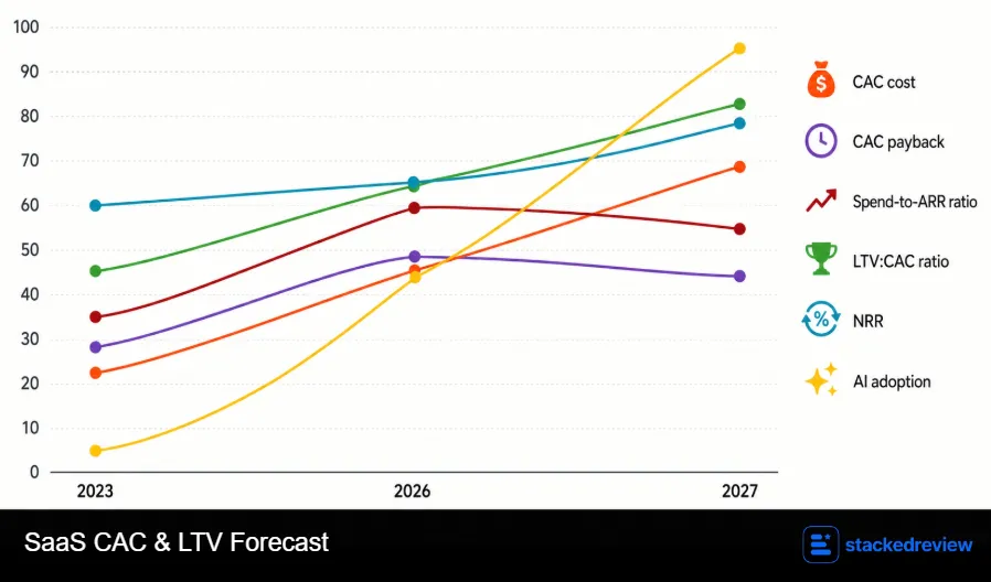 SaaS CAC & LTV Forecast