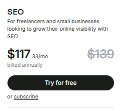 Semrush Pricing 2026: Plans, Add-Ons and Full Annual Costs 2 Semrush SEO Plan