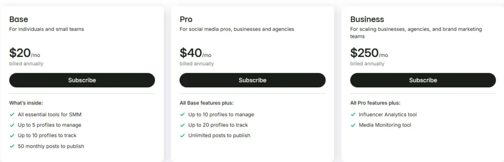 Semrush Pricing 2026: Plans, Add-Ons and Full Annual Costs 10 Semrush Social Pricing Plans