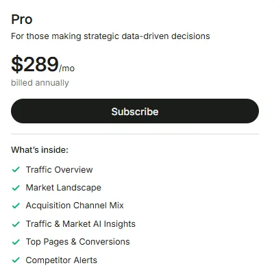 Semrush Pricing 2026: Plans, Add-Ons and Full Annual Costs 8 Semrush Traffic and Market Pricing Plan