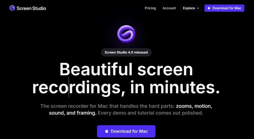 Screen Studio Review 2026: Mac Recorder Features & Pricing 2 Screen Studio