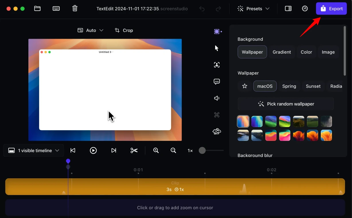 Screen Studio Review 2026: Mac Recorder Features & Pricing 12 Screen Studio Exporting